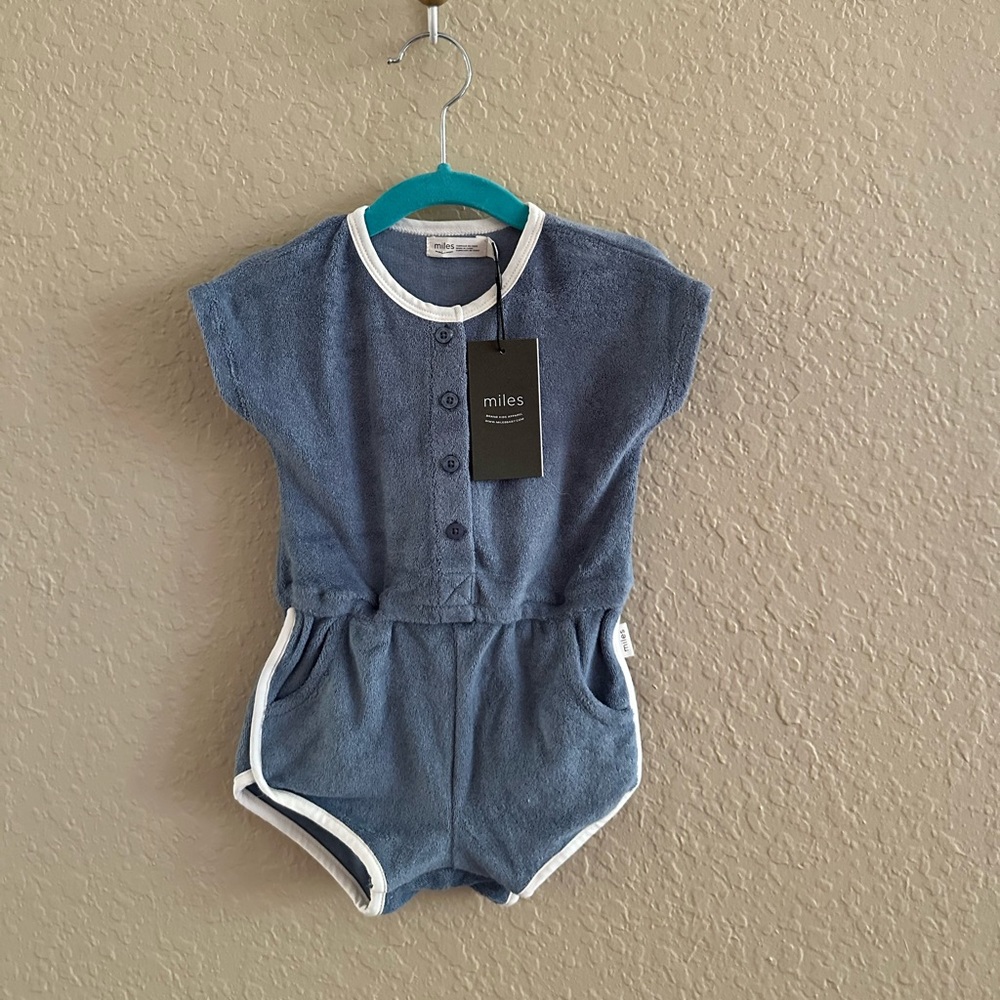 Miles Kids Blue Romper